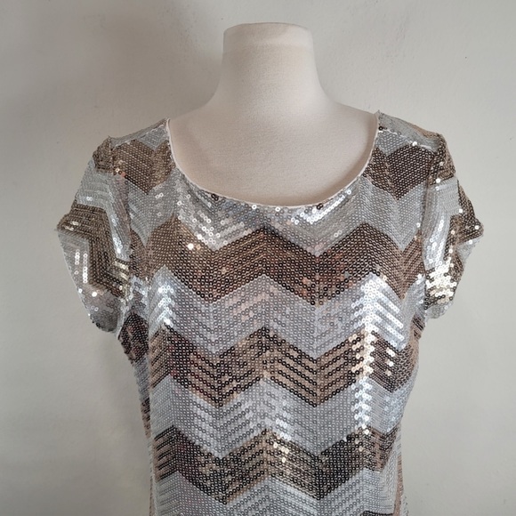 Whbm sequin show stopper dress xl - Picture 3 of 7